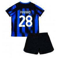 Dětský Fotbalový dres Inter Milan Benjamin Pavard #28 2023-24 Domácí Krátký Rukáv (+ trenýrky)